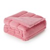 Cozy Bliss Plush Faux Fur Blanket, Ultra Soft Throw - 4 of 4