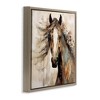 Stupell Industries Brown Horse with Florals, 25" x 25" - 3 of 4