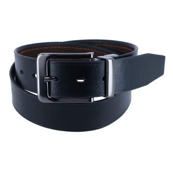 Men's Big & Tall 35mm Reversible Belt - Goodfellow & Co™ Black 2XL