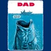 Men's Design By Humans Dad Needs a Bigger Bass Fishing Boat By MudgeStudios T-Shirt - 2 of 2