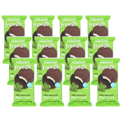 Free2B Mint Dark Chocolate Cups - 40g – Vegan Supply