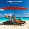 15FT Extra Large Rectangular Patio Umbrella, Outdoor Double Sided Rectangular Market Umbrella With Stand, With Base, Heavy Duty Cantilever Design - 2 of 4