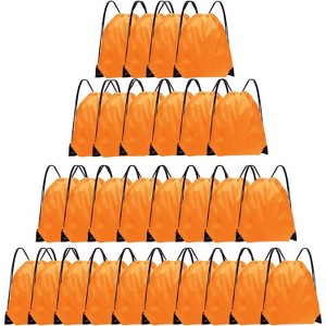 Bulk Drawstring Bags for Party Favors, Lightweight Sackpacks for Gym, School Events, Team Sports & Giveaways - 1 of 4