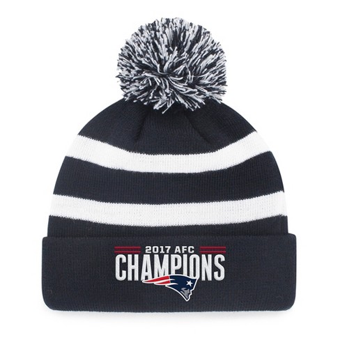 The Pats Beanie with Yarn Pom Pom, Patriots Beanie