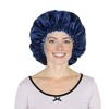Anna-Kaci Silk Sleep Bonnet Adjustable Elastic Band Smooth Hair Protection Cap for Curly and Natural Hair - 2 of 4