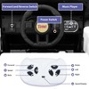 Sandinrayli 12V Police Car Ride on with Remote Control, Battery Powered Vehicles w/Music/Headlights, Black - 4 of 4
