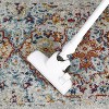Acekool Area Rug Vintage Medallion Plush Non-Shedding Low Pile Stain Resistant Non Slip Accent Carpet for Living Room Bedroom - 4 of 4
