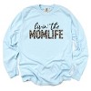 Simply Sage Market Livin' the Mom Life Leopard Garment Dyed Long Sleeve - 3 of 4