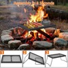 Swivel Campfire Grill Grate Open Fire Grill Portable Camping Grill Stand & Camp Garbage Rack Durable Heavy-Duty Steel for Outdoor Cooking - 3 of 4
