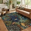 coucheta Multi-size Washable Area Rug for Living Room, Jungle Animal Soft Non Slip Stain Resistant Low Pile Carpet, for Bedroom, Dining Room, Office - 2 of 4