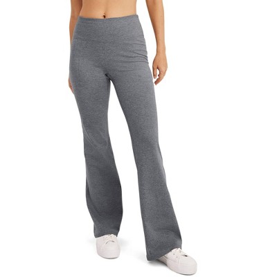 Image of Jockey Women's EVERACTIVE High Rise Flare Legging XL Battleship Grey Heather