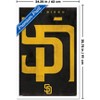 Trends International MLB San Diego Padres - Logo 25 Framed Wall Poster Prints - 3 of 4