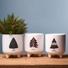 Melrose Footed Pine Tree Planter (Set of 3) - 3 of 4