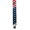 CTM Elastic Stars and Stripes American Flag Clip-End Suspenders - 3 of 4