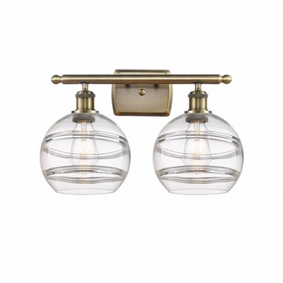 Rochester - 2 Light Bath Vanity In Industrial Style-10.88 Inches Tall and 18 Inches Wide