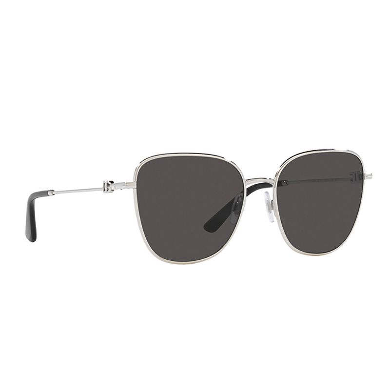 Dolce & Gabbana DG 2293 05/87 Womens Butterfly Sunglasses Silver 56mm, 1 of 4