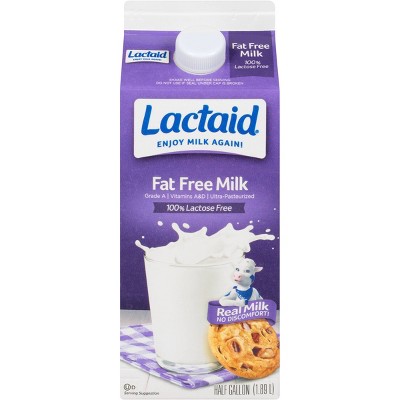 Lactaid Lactose-Free Skim Milk - 0.5gal