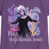 Girls' - Disney - Poor Unfortunate Soul Fitted Short Sleeve Graphic T-Shirt - 2 of 4