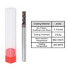 Unique Bargains HRC55 Carbide AlTiN Coated 4 Flutes Square Nose End Mill - 3 of 4