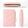 Hachikiko Quilted PU Leather Wallet Clutch Purse, Compact Card Holder with Coin Pocket for Daily Use - 4 of 4