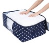 REGALWOVEN Fabric Organizing Bedroom Comforter Closet Moving Storage Bags - image 4 of 4