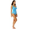 Anne Cole Women's Midnight Floral V-Wire One Piece Swimsuit - image 3 of 4