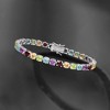 Ross-Simons 18.60 ct. t.w. Multi-Stone Tennis Bracelet in Sterling Silver - 3 of 4
