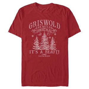 Mens National Lampoon's Christmas Vacation Distressed Griswold Family Christmas T Shirt - 1 of 4