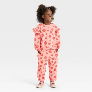 Toddler Girls' French Terry Set - Cat & Jack™ - 1 of 4