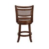 New Classic Furniture, Aberdeen Brown Solid Wood Swivel Counter Stool (Set of 2), Brown - 4 of 4