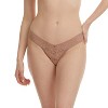 Hanky Panky Women's Daily Lace Petite Low Rise Thong - One Size - 2 of 3