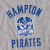 Hampton University Official Pirates Logo Adult T-Shirt, Athletic Heather - image 2 of 4