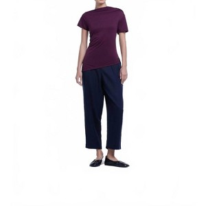 Women's Asymmetrical Short Sleeve Top - DƒÅl the Label - 1 of 3
