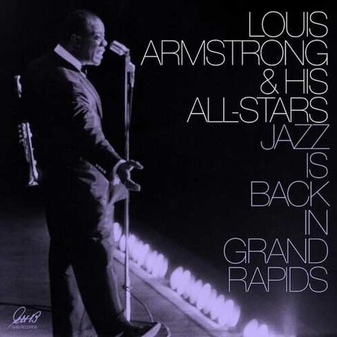 Louis Armstrong - Jazz Is Back in Grand Rapids - Purple (Colored Vinyl Purple Gatefold LP Jacket) - image 1 of 1