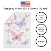 Sweet Jojo Designs Girl Crib Bedding + BreathableBaby Breathable Mesh Liner Baby Nursery Butterfly Blush Pink and Purple - 4 of 4