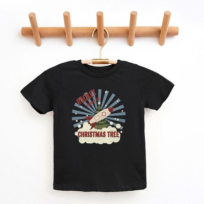 The Juniper Shop Rocket Around The Christmas Tree Youth Short Sleeve Tee