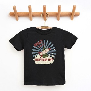 The Juniper Shop Rocket Around The Christmas Tree Youth Short Sleeve Tee - 1 of 3