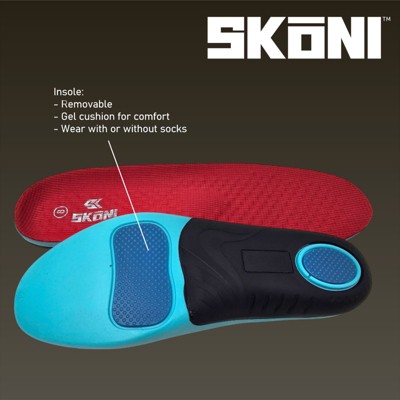 SKONI Men's G2 | Spikeless | Waterproof | Slip On | Golf Shoe (Brown/Ochre, 10) — фото 8