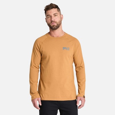 Timberland Men's Core Reflective Logo Long-Sleeve T-Shirt