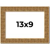 PosterPalooza | Photo Size Sculpted Black Picture Frame - UV Acrylic, Foam Board Backing, Hanging Hardware - 2 of 4