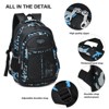 School Backpack for Boys Cool Camouflage Bookbags with Lunch Box Pencil Case 3pcs for Middle School - 2 of 4