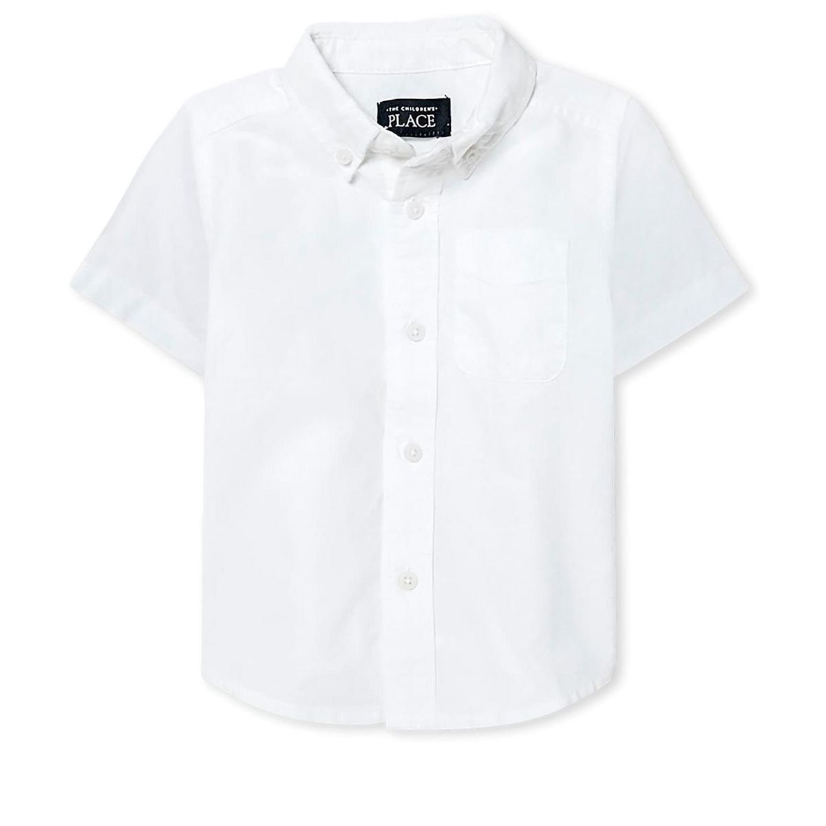 The Children's Place Toddler Boys Uniform Short Sleeve Oxford Button Down Shirt - thumbnail 6
