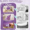 VINGLI Petal Makeup Vanity Chair with Back,Flower Cute Girls Desk Chair Comfy No Wheels,Modern Dining Chair,Small Accent Chair,Velvet - 3 of 4
