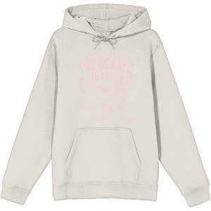 Scooby-Doo Too Scared To Care Adult Long Sleeve Hoodie - 1 of 2