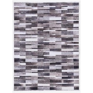 HomeStock Laredo Sontag Grey & Ivory 6.7x9.7, Transitional, Woven with Digital Heat Transferred Printing - 1 of 4