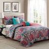 5pc Casa Re`al Reversible Quilt Set - VCNY - 2 of 4