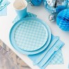 Jollity & Co. - Check It! Out of the Blue Harlequin Check Guest Napkins - Pack of 16 Paper Napkins - 2 of 3