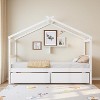 Polibi Twin House Bed with Storage Drawers - 2 of 4