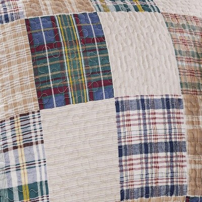 Oxford Multicolor Cotton Plaid Standard Sham