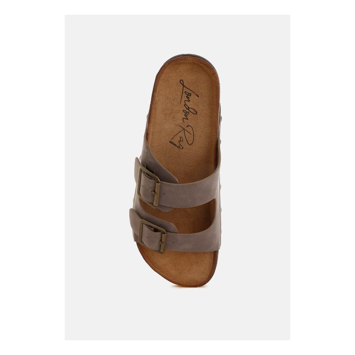 Обувь London Rag Womens Impala Studded Faux Leather Slip Ons 6 — фото 4